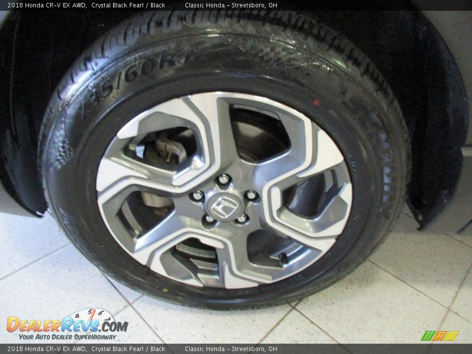 2018 Honda CR-V EX AWD Crystal Black Pearl / Black Photo #12