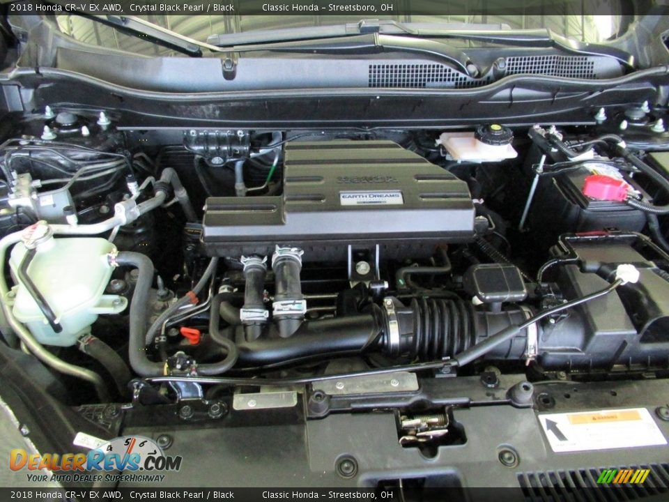 2018 Honda CR-V EX AWD Crystal Black Pearl / Black Photo #13