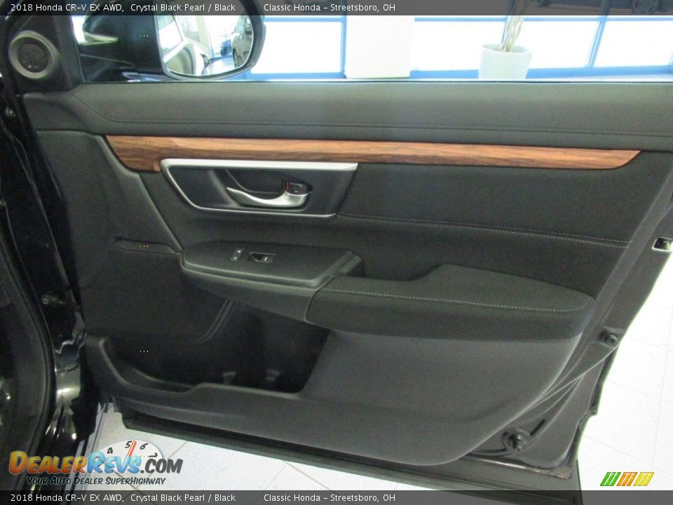 2018 Honda CR-V EX AWD Crystal Black Pearl / Black Photo #14