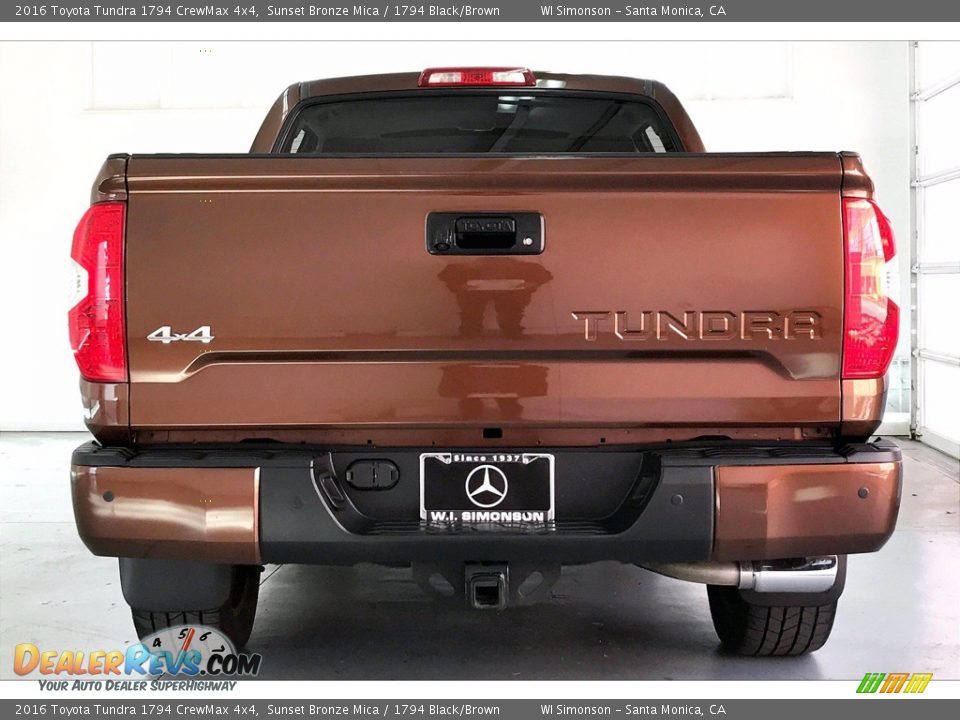 Sunset Bronze Mica 2016 Toyota Tundra 1794 CrewMax 4x4 Photo #3