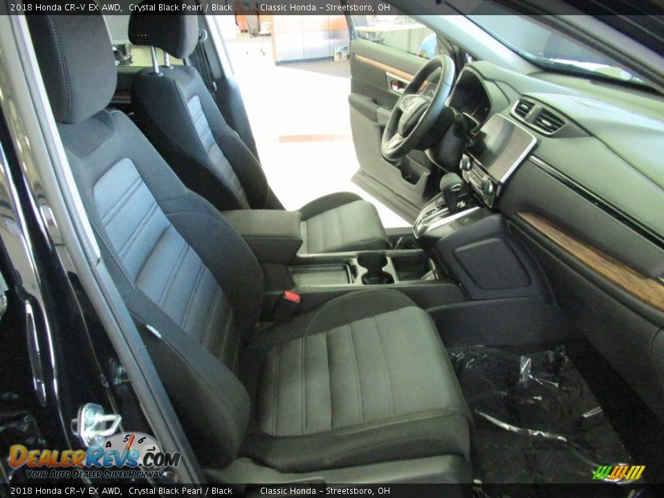 2018 Honda CR-V EX AWD Crystal Black Pearl / Black Photo #16