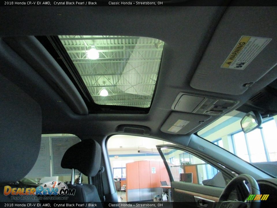 2018 Honda CR-V EX AWD Crystal Black Pearl / Black Photo #17