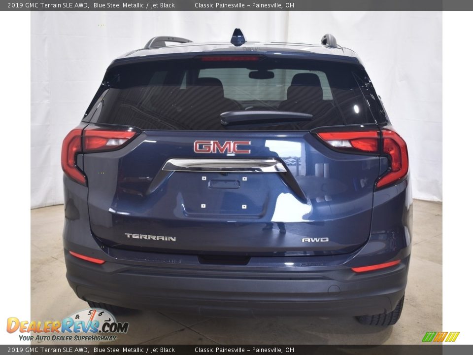 2019 GMC Terrain SLE AWD Blue Steel Metallic / Jet Black Photo #3