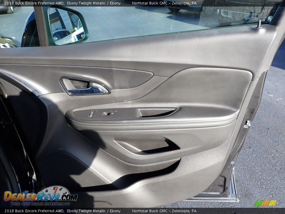 2018 Buick Encore Preferred AWD Ebony Twilight Metallic / Ebony Photo #7