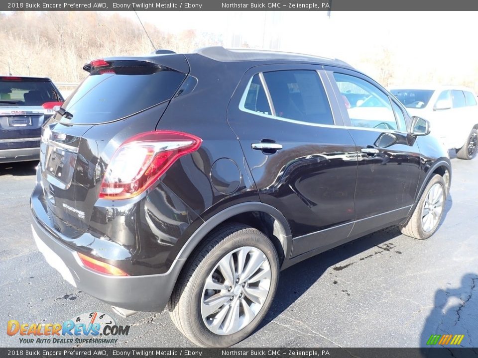 2018 Buick Encore Preferred AWD Ebony Twilight Metallic / Ebony Photo #9