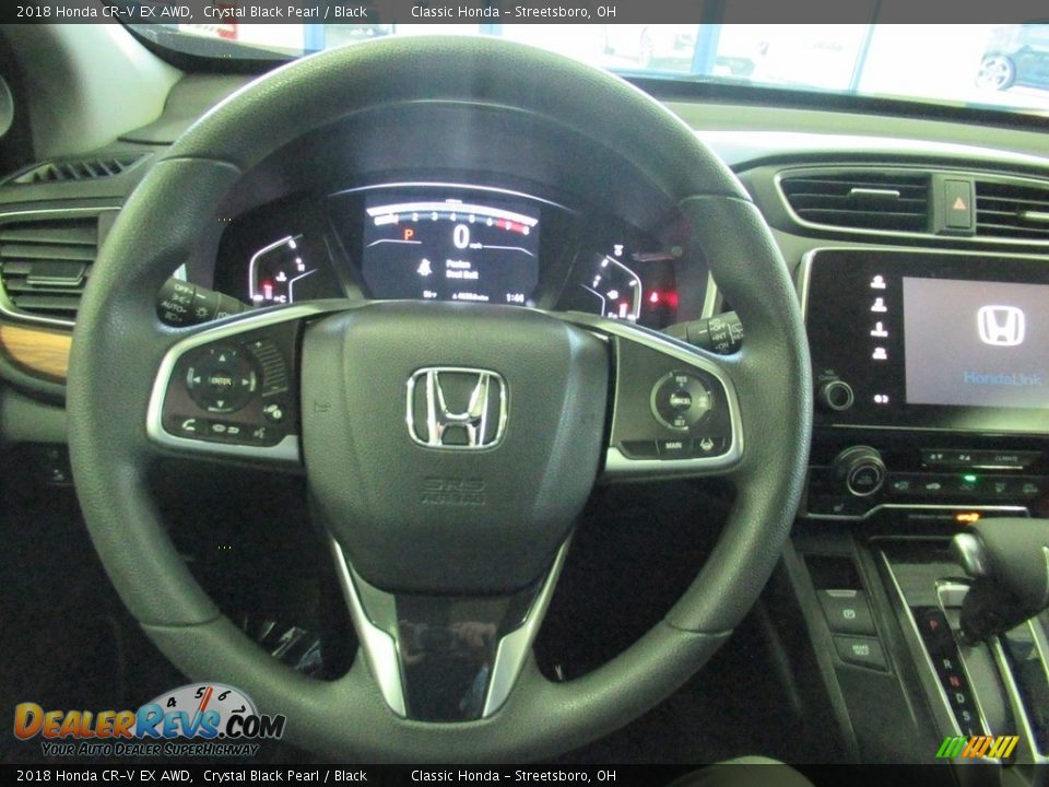 2018 Honda CR-V EX AWD Crystal Black Pearl / Black Photo #31