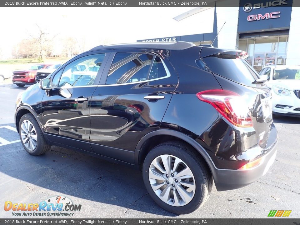 2018 Buick Encore Preferred AWD Ebony Twilight Metallic / Ebony Photo #12