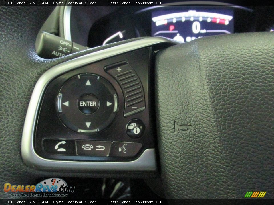 2018 Honda CR-V EX AWD Crystal Black Pearl / Black Photo #32