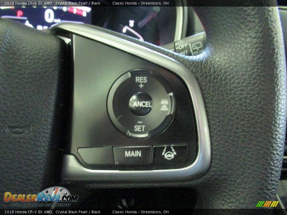2018 Honda CR-V EX AWD Crystal Black Pearl / Black Photo #33