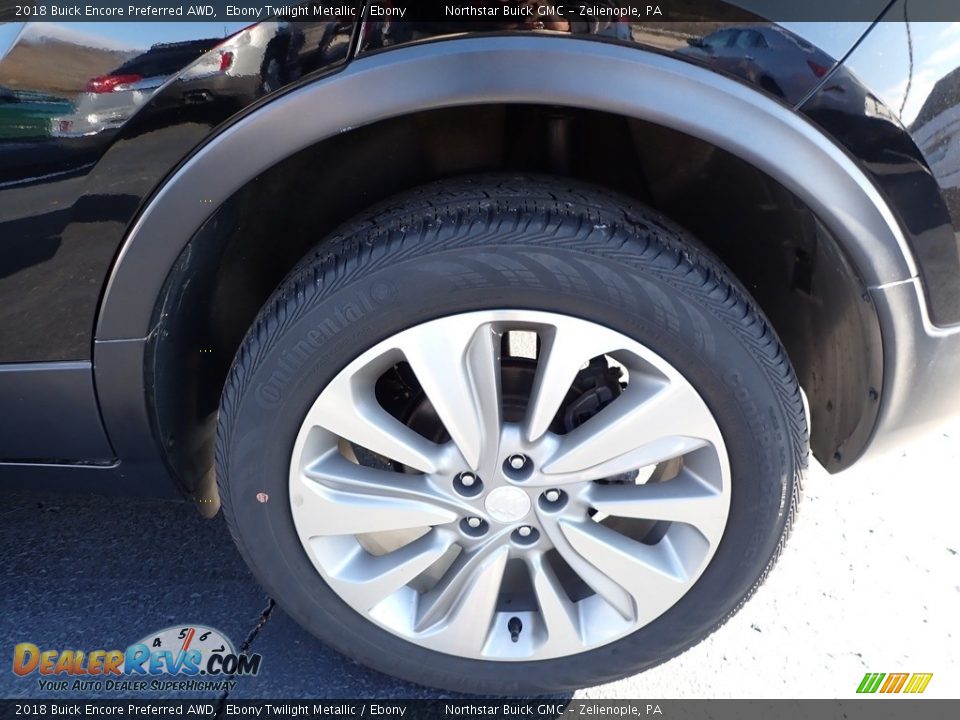 2018 Buick Encore Preferred AWD Ebony Twilight Metallic / Ebony Photo #14