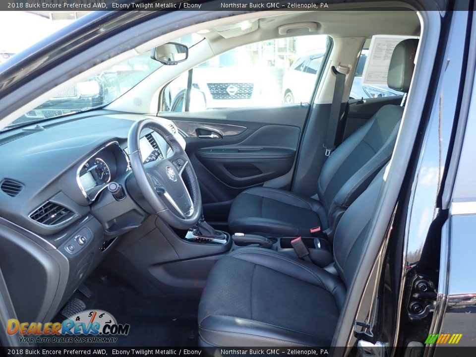 2018 Buick Encore Preferred AWD Ebony Twilight Metallic / Ebony Photo #16