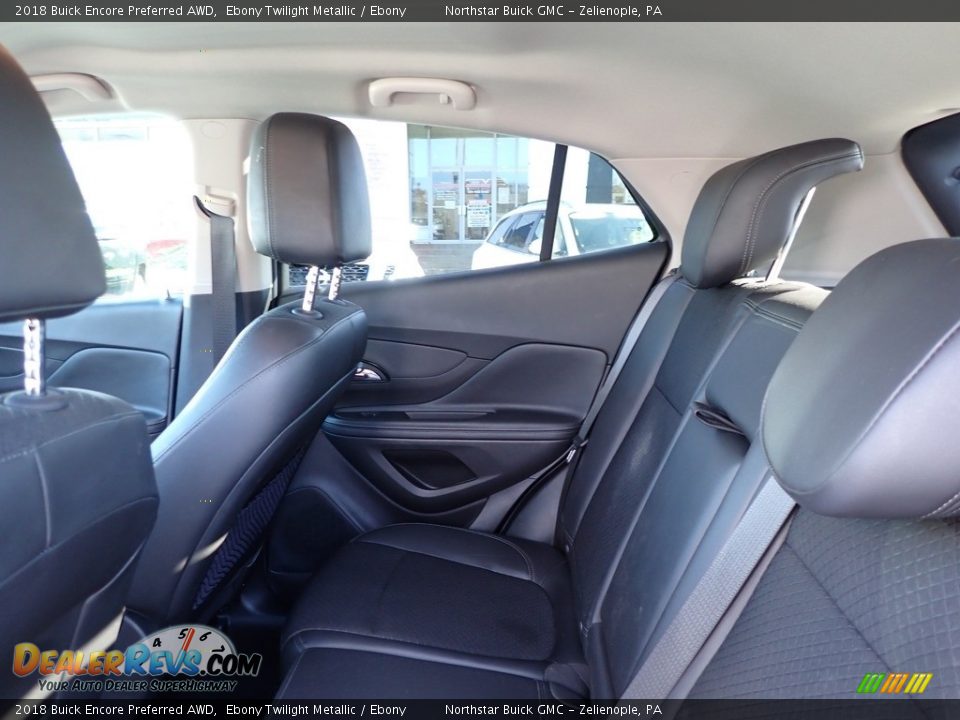 2018 Buick Encore Preferred AWD Ebony Twilight Metallic / Ebony Photo #17