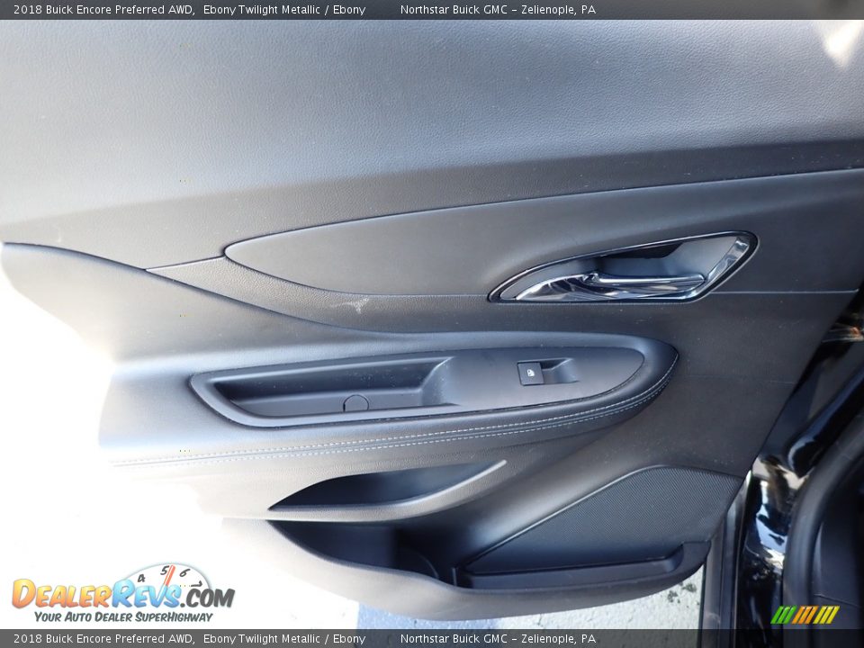 2018 Buick Encore Preferred AWD Ebony Twilight Metallic / Ebony Photo #19