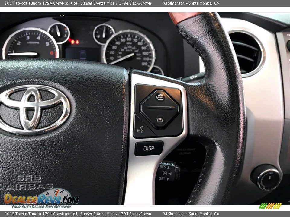 2016 Toyota Tundra 1794 CrewMax 4x4 Steering Wheel Photo #22