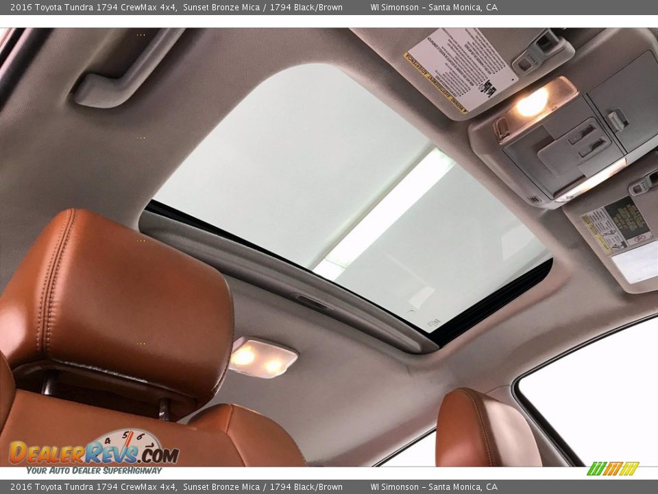 Sunroof of 2016 Toyota Tundra 1794 CrewMax 4x4 Photo #25