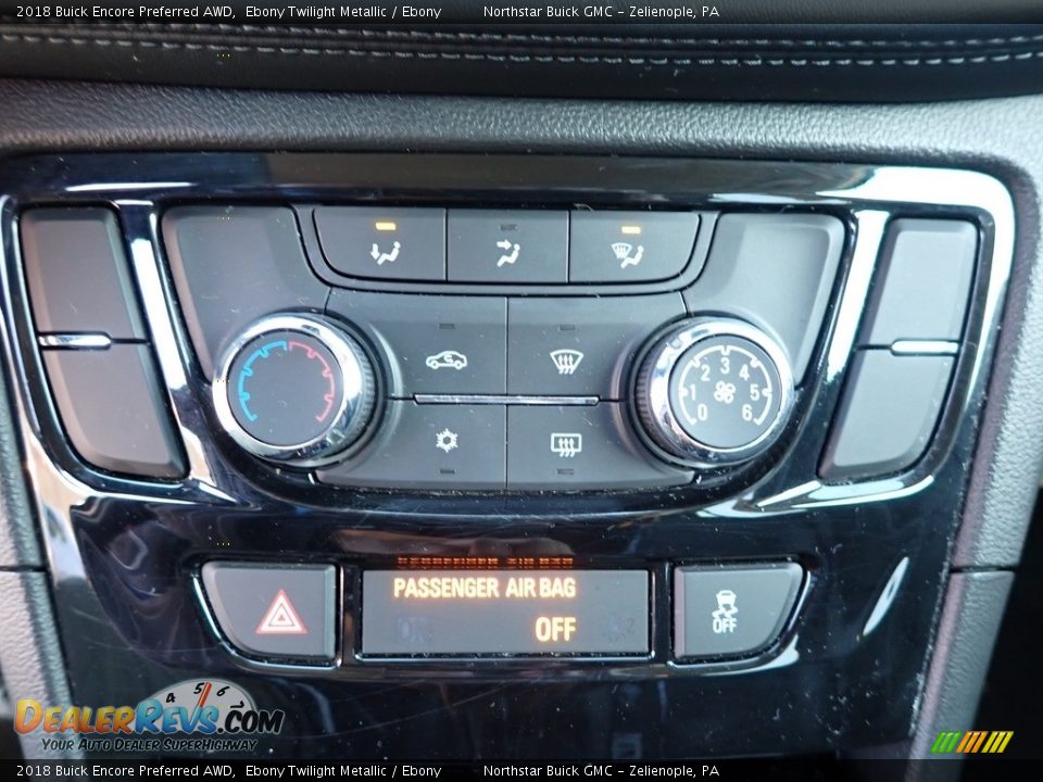2018 Buick Encore Preferred AWD Ebony Twilight Metallic / Ebony Photo #24