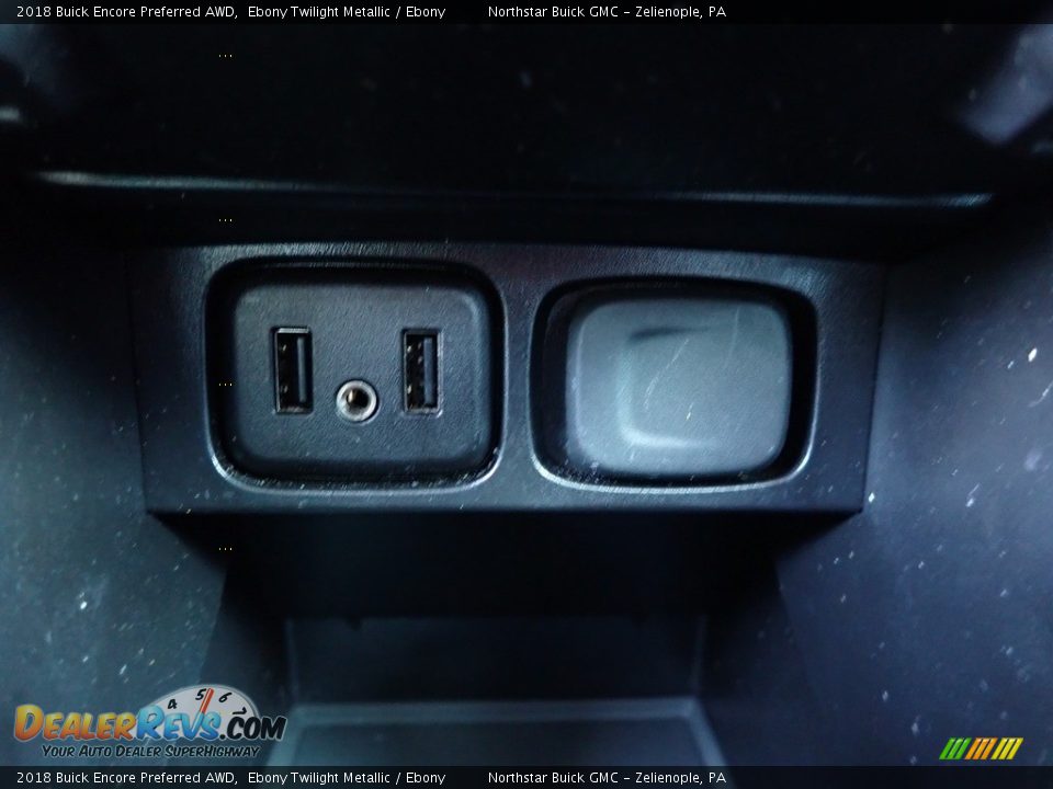 2018 Buick Encore Preferred AWD Ebony Twilight Metallic / Ebony Photo #25