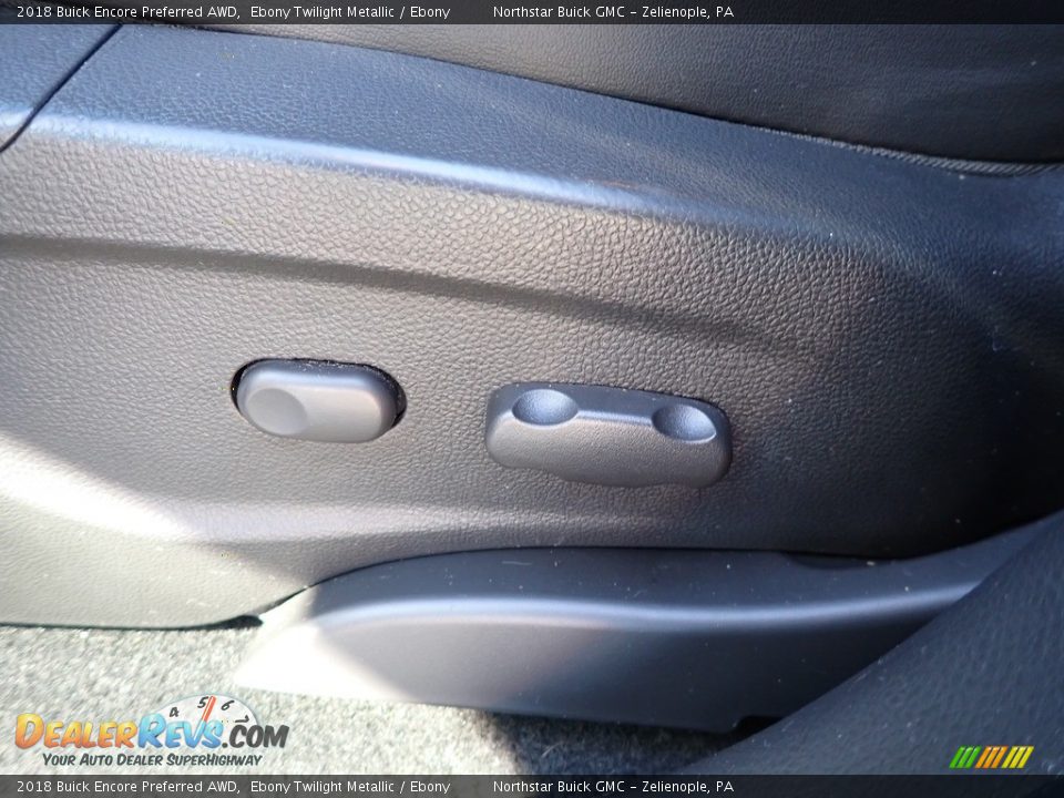 2018 Buick Encore Preferred AWD Ebony Twilight Metallic / Ebony Photo #26