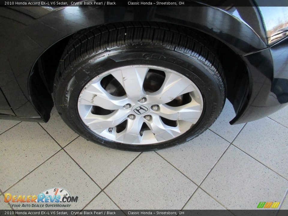 2010 Honda Accord EX-L V6 Sedan Crystal Black Pearl / Black Photo #5