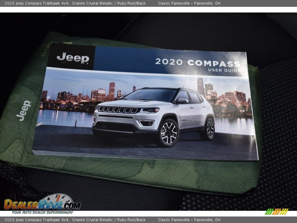 2020 Jeep Compass Trailhawk 4x4 Granite Crystal Metallic / Ruby Red/Black Photo #17