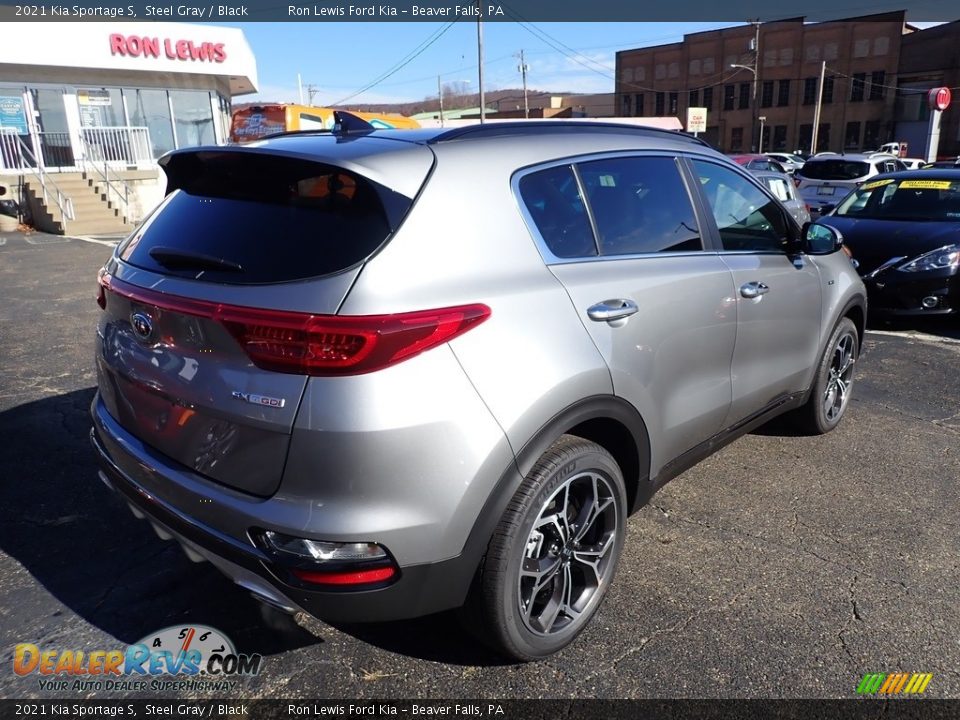 2021 Kia Sportage S Steel Gray / Black Photo #2