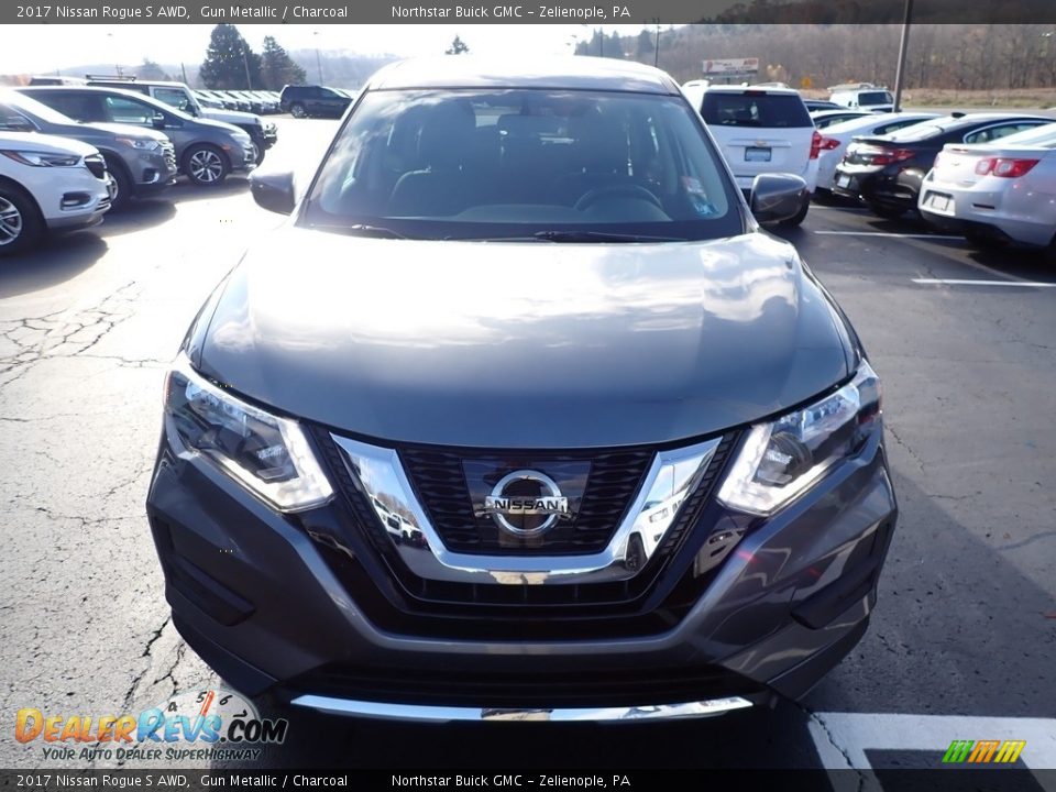 2017 Nissan Rogue S AWD Gun Metallic / Charcoal Photo #3