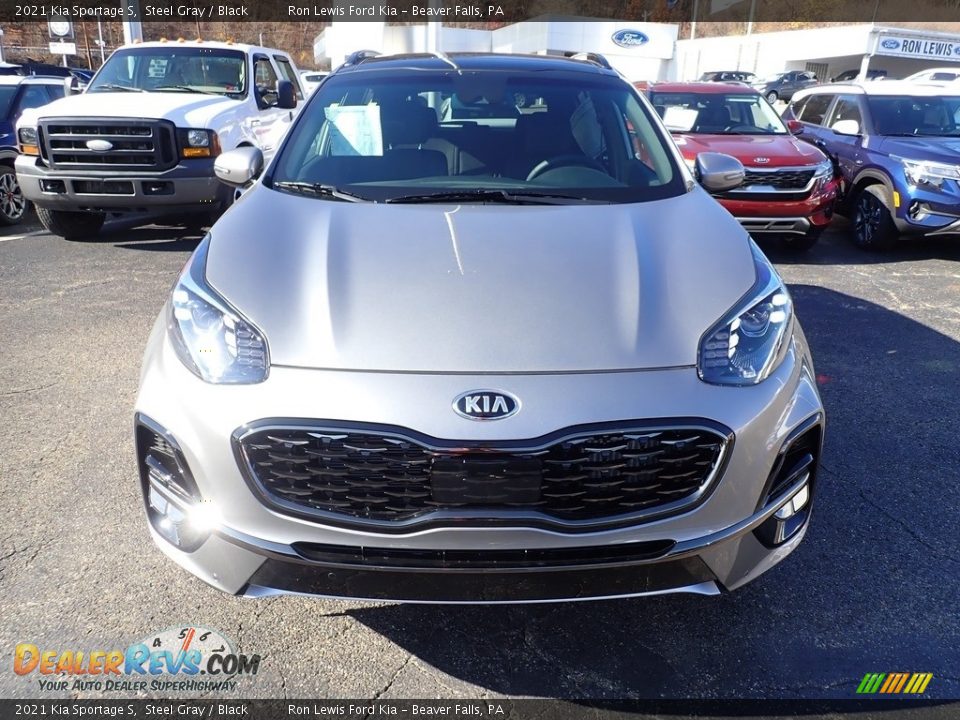 2021 Kia Sportage S Steel Gray / Black Photo #4
