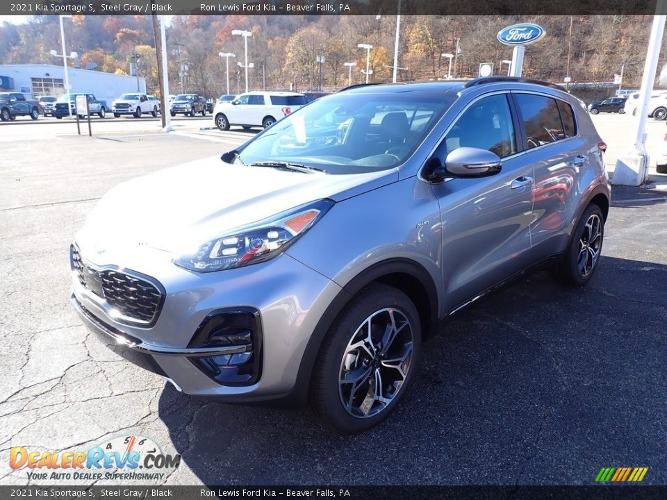 2021 Kia Sportage S Steel Gray / Black Photo #5