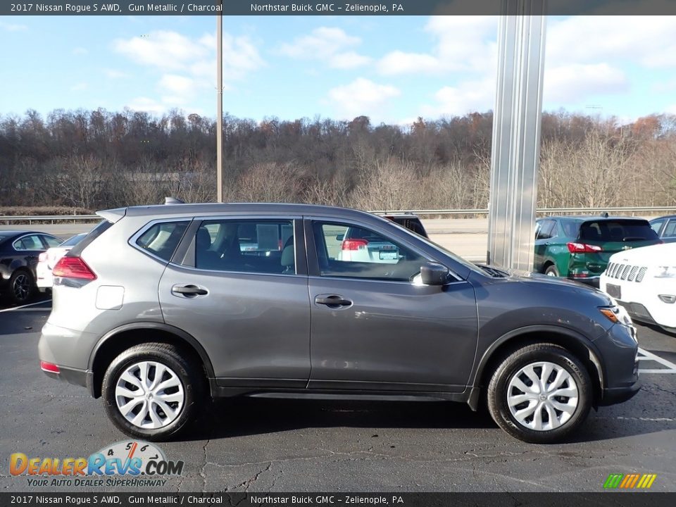 2017 Nissan Rogue S AWD Gun Metallic / Charcoal Photo #5