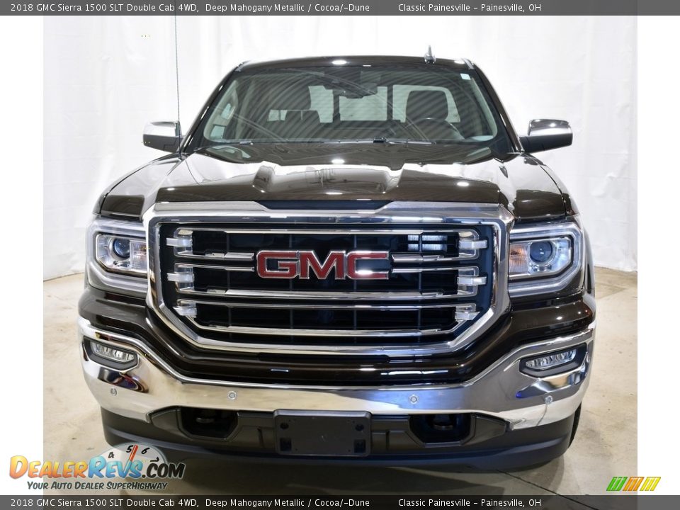 2018 GMC Sierra 1500 SLT Double Cab 4WD Deep Mahogany Metallic / Cocoa/­Dune Photo #4