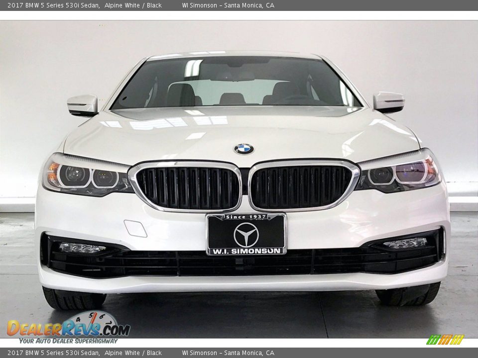 2017 BMW 5 Series 530i Sedan Alpine White / Black Photo #2