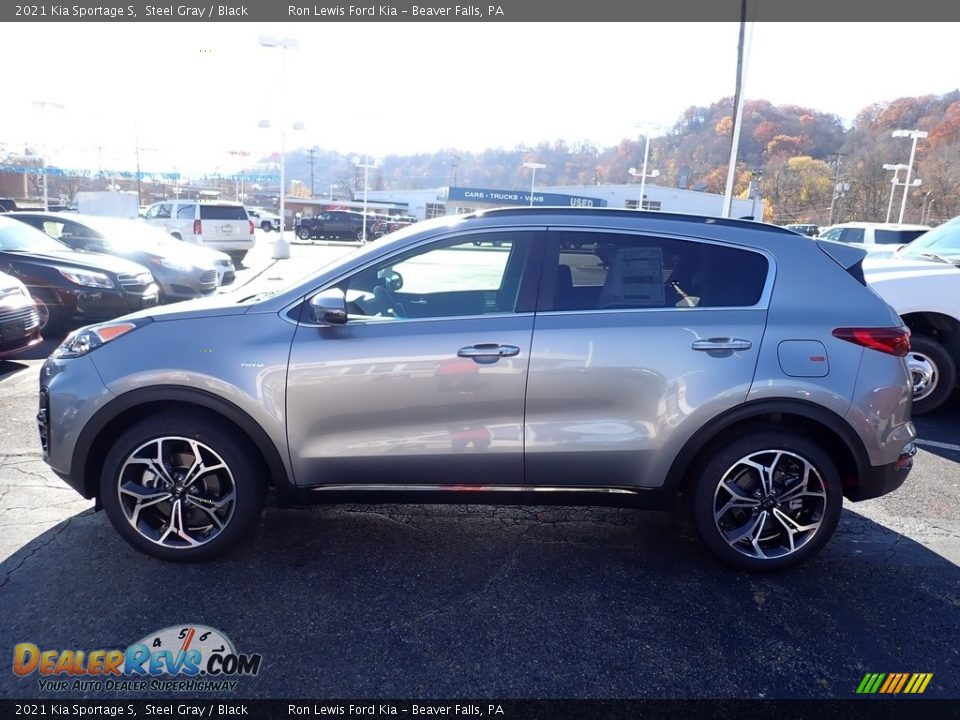 2021 Kia Sportage S Steel Gray / Black Photo #6