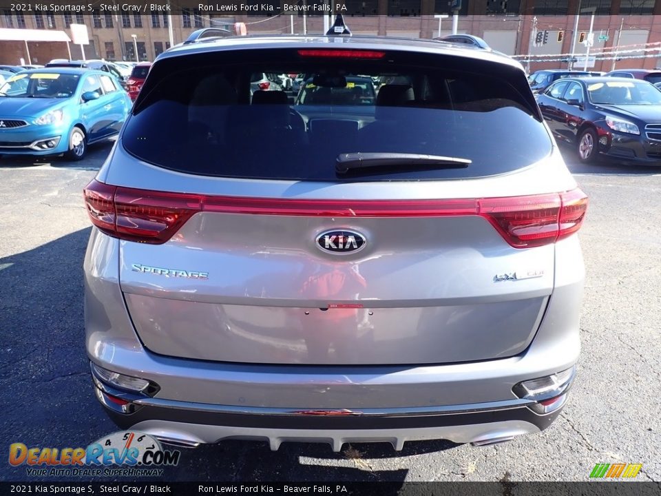 2021 Kia Sportage S Steel Gray / Black Photo #8