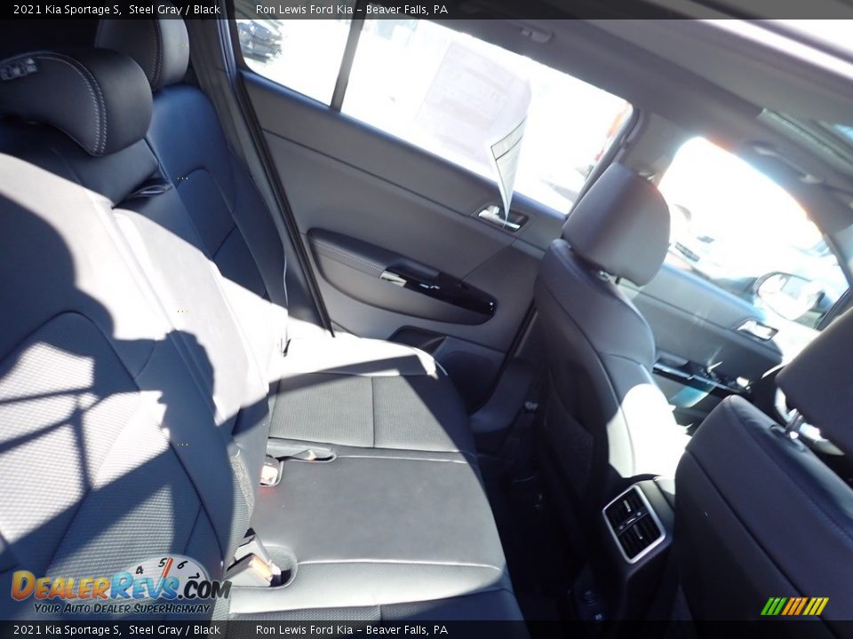 2021 Kia Sportage S Steel Gray / Black Photo #9