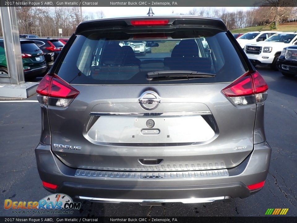 2017 Nissan Rogue S AWD Gun Metallic / Charcoal Photo #10