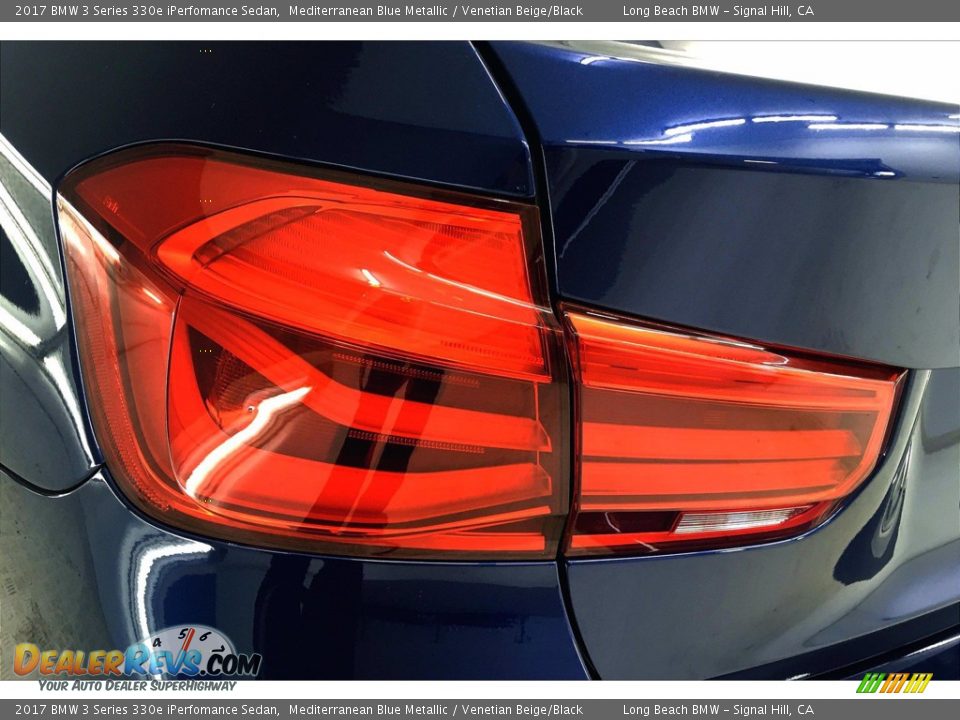 2017 BMW 3 Series 330e iPerfomance Sedan Mediterranean Blue Metallic / Venetian Beige/Black Photo #27