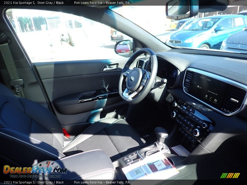 2021 Kia Sportage S Steel Gray / Black Photo #11