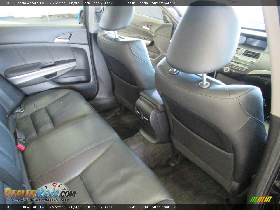 2010 Honda Accord EX-L V6 Sedan Crystal Black Pearl / Black Photo #20
