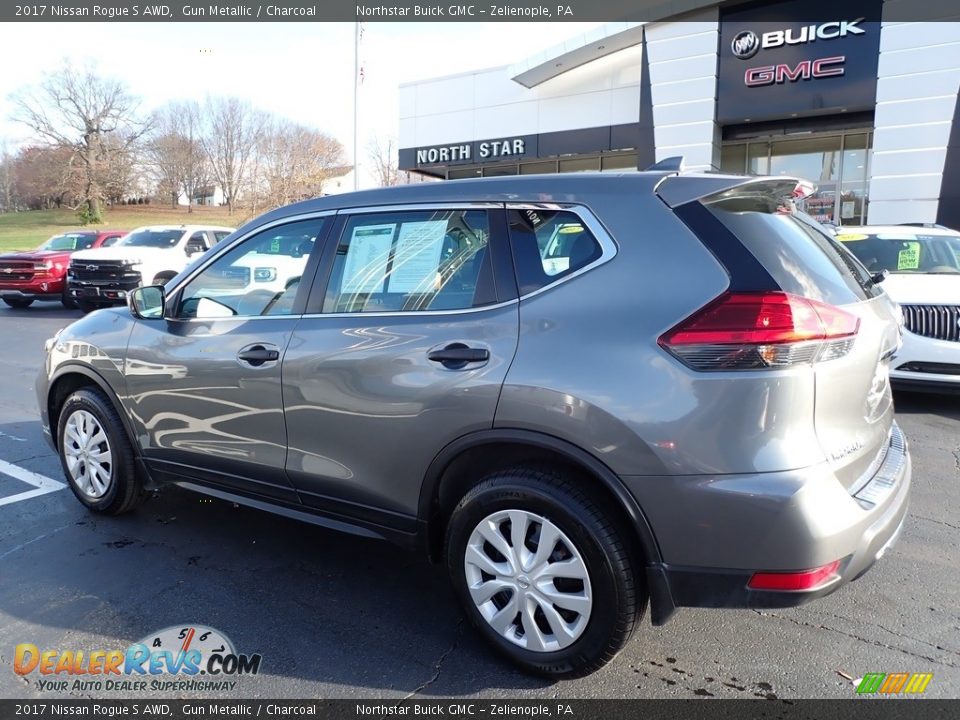 2017 Nissan Rogue S AWD Gun Metallic / Charcoal Photo #12