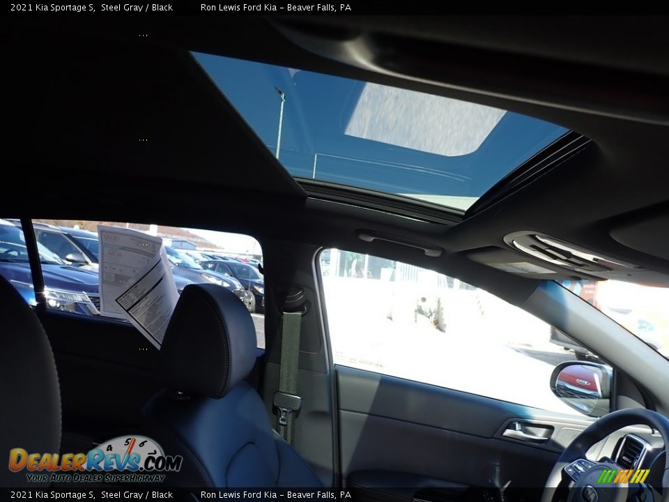 2021 Kia Sportage S Steel Gray / Black Photo #12