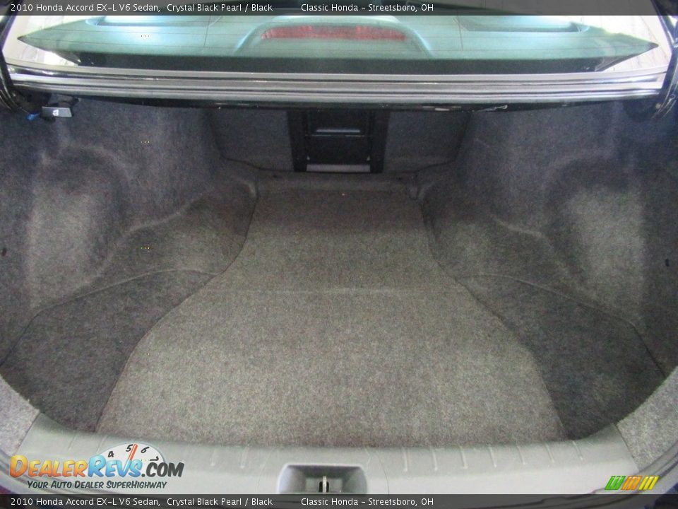 2010 Honda Accord EX-L V6 Sedan Crystal Black Pearl / Black Photo #22