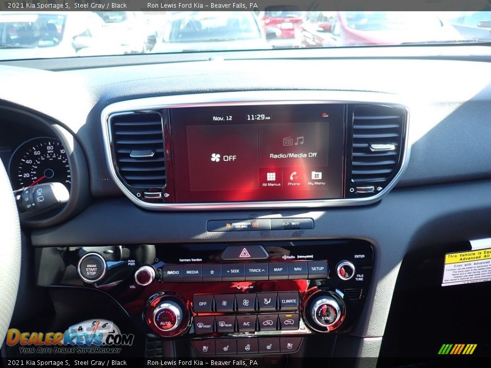 2021 Kia Sportage S Steel Gray / Black Photo #16