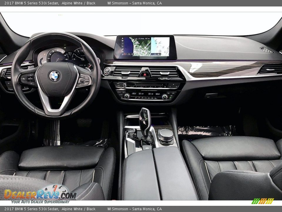 2017 BMW 5 Series 530i Sedan Alpine White / Black Photo #15