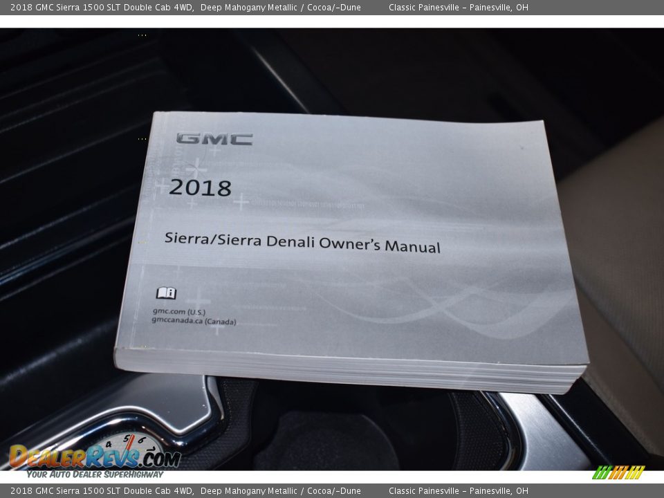 2018 GMC Sierra 1500 SLT Double Cab 4WD Deep Mahogany Metallic / Cocoa/­Dune Photo #21