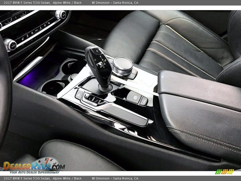 2017 BMW 5 Series 530i Sedan Alpine White / Black Photo #17