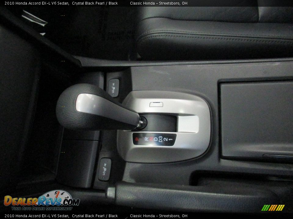 2010 Honda Accord EX-L V6 Sedan Crystal Black Pearl / Black Photo #33
