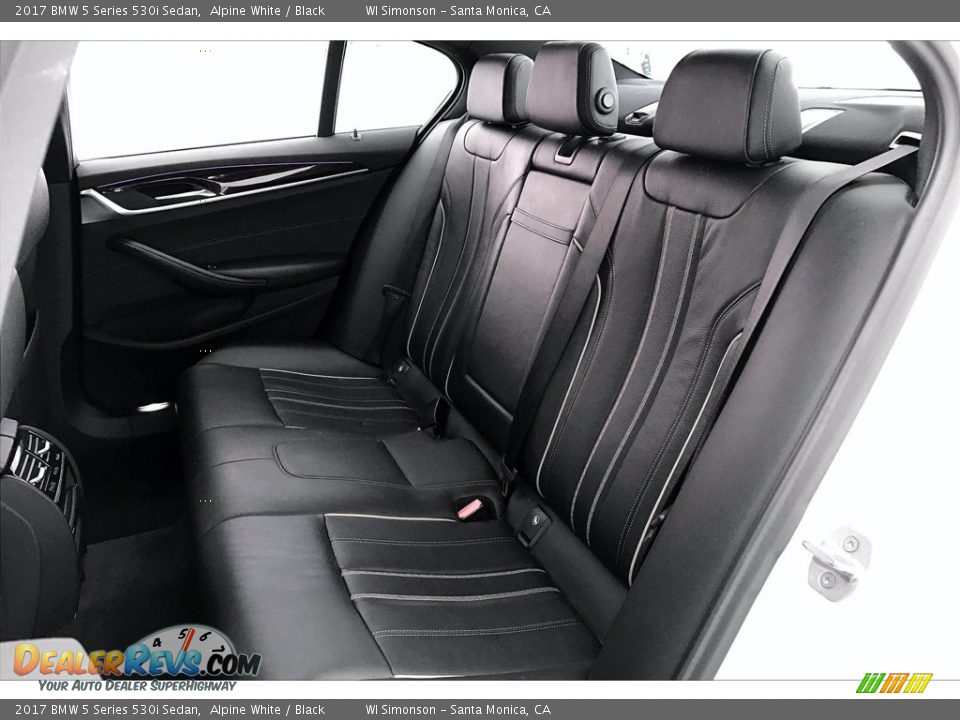 2017 BMW 5 Series 530i Sedan Alpine White / Black Photo #20