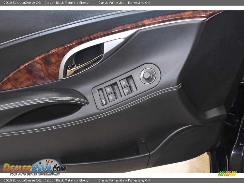 2010 Buick LaCrosse CXL Carbon Black Metallic / Ebony Photo #10