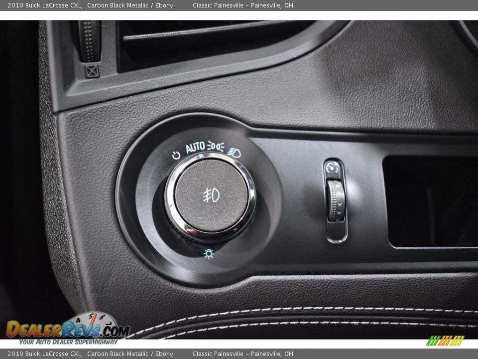 2010 Buick LaCrosse CXL Carbon Black Metallic / Ebony Photo #11