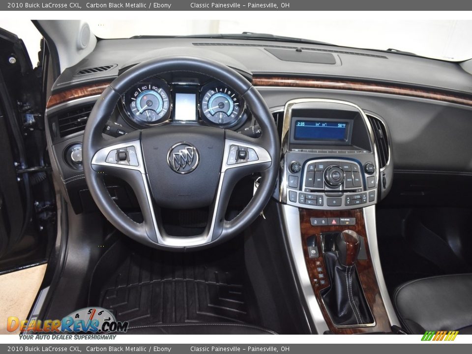 2010 Buick LaCrosse CXL Carbon Black Metallic / Ebony Photo #12